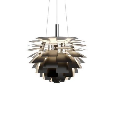 Louis Poulsen PH Artichoke 480 Hanglamp 3000K-1800K Phase dim - Zwart
