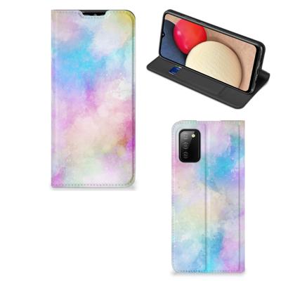 Bookcase Samsung Galaxy M02s | A02s Watercolor Light Bookcase Samsung Galaxy M02s | A02s Watercolor Light