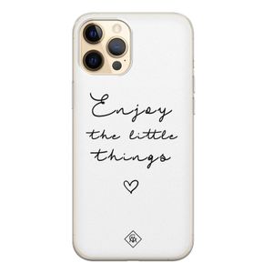 iPhone 12 Pro siliconen hoesje - Enjoy life