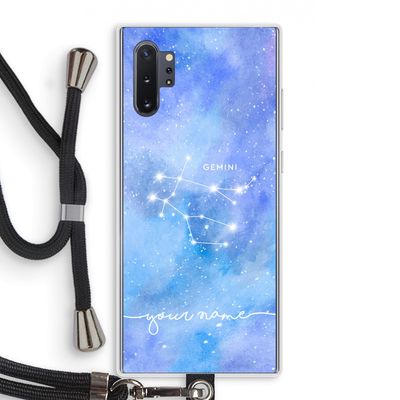 Sterrenbeeld - Licht: Samsung Galaxy Note 10 Plus Transparant Hoesje met koord