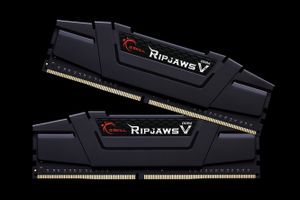 G.Skill Ripjaws V Werkgeheugenset voor PC DDR4 16 GB 2 x 8 GB Non-ECC 3200 MHz 288-pins DIMM CL16-18-18-38 F4-3200C16D-16GVKB