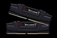 G.Skill Ripjaws V Werkgeheugenset voor PC DDR4 16 GB 2 x 8 GB Non-ECC 3200 MHz 288-pins DIMM CL16-18-18-38 F4-3200C16D-16GVKB - thumbnail