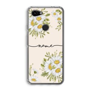 Daisies: Google Pixel 3a Transparant Hoesje