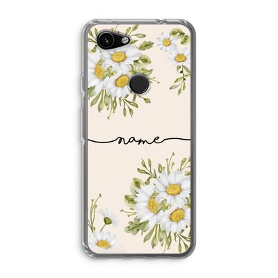 Daisies: Google Pixel 3a Transparant Hoesje