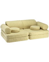 Wigiwama Settee Sofa - Matcha Teddy