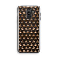Poop emoji: Samsung Galaxy J8 (2018) Transparant Hoesje