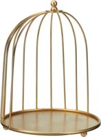 Decoratie kooi 26cm goud