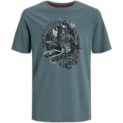 T-Shirt met Korte Mouwen voor kinderen Jack & Jones skull Rock Crew - Maat: 12 Jaar