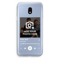 Music Player: Samsung Galaxy J3 (2017) Transparant Hoesje