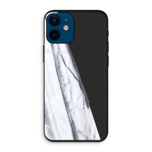 Gestreepte marmer: iPhone 12 mini Biologisch afbreekbaar hoesje