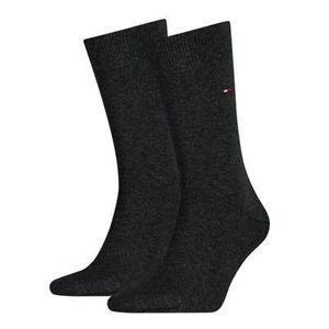 Tommy Hilfiger Sock classic 2 pack 030 anthracite Grijs 