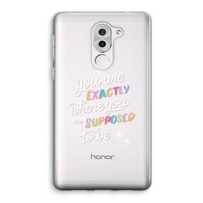 Right Place: Honor 6X Transparant Hoesje