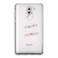 Right Place: Honor 6X Transparant Hoesje