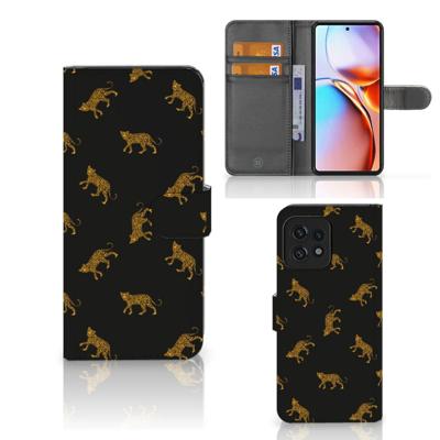 Telefoonhoesje | Met pasjeshouder | voor Motorola Edge 40 Pro Leopards