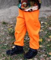 Waterproof Softshell Pants Neon Orange - thumbnail