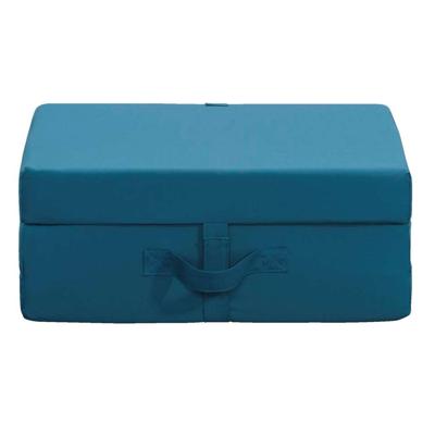 Leen Bakker - Opvouwbaar Matras Rumba - 70x190x9 Cm - Polyether - Blauw