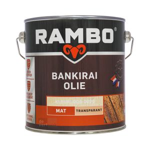 Rambo Bankirai Olie Transparant