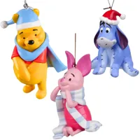 Disney Kerstbal Pakket Pooh en vrienden - 3 stuks