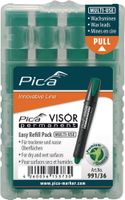 Pica Vullingenset | 4x groen | watervast | Pica Visor perm. reservestiften 991/36 | 4 stiften / set | 1 stuk - 991/36 991/36