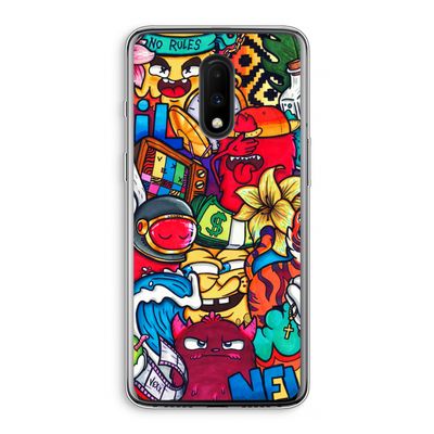 No Rules: OnePlus 7 Transparant Hoesje