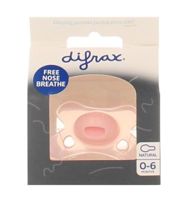 Fopspeen natural 0-6 meerdere kleuren