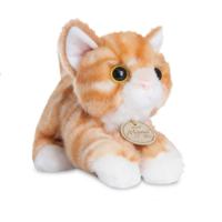 Aurora pluche dieren knuffels lapjes kat/poes - 20 cm - Knuffeldieren katten speelgoed