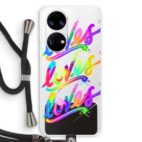 Loves: Huawei P50 Transparant Hoesje met koord