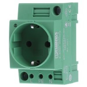EO-CF/UT/LED/GN  - Socket outlet for distribution board EO-CF/UT/LED/GN