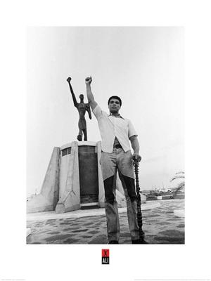 Kunstdruk Muhammad Ali Black Power Salute 60x80cm