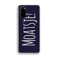 Moatsje!: Samsung Galaxy S20 Transparant Hoesje