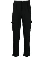 Ports V pantalon de jogging en coton à patch logo - Noir