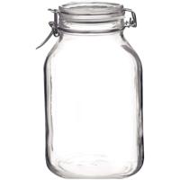 Rocco Bormioli Klempot vierkant 1,5ltr fido pak a 6 st.