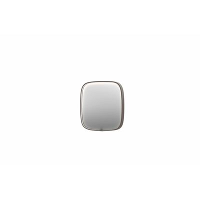 INK SP31 spiegel - 60x4x60cm contour in stalen kader incl dir LED - verwarming - color changing - dimbaar en schakelaar - geborsteld RVS 8409813