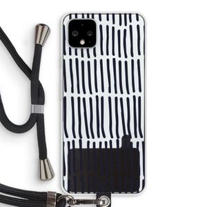 Moroccan stripes: Pixel 4 XL Transparant Hoesje met koord