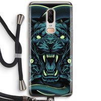 Cougar and Vipers: OnePlus 6 Transparant Hoesje met koord