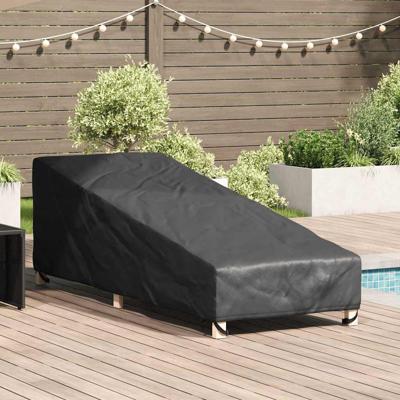 Buitenmeubelhoes Zwart 195 x 76 x 82 cm 210D oxford stof