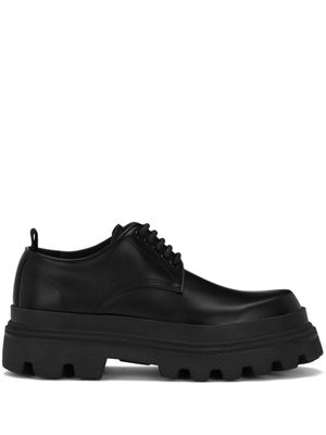 Dolce & Gabbana derbies à plateforme - Noir