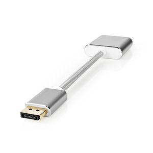 Nedis CCTB37250AL02 video kabel adapter 0,2 m DisplayPort DVI-D Zilver