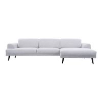 by fonQ Flair Chaise Longue Rechts - Lichtgrijs