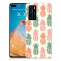 Huawei P40 | Siliconen Case | Ananas