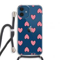 Ondersteboven verliefd: iPhone 12 mini Transparant Hoesje met koord Ondersteboven verliefd: iPhone 12 mini Transparant Hoesje met koord