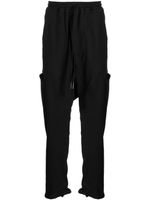 Boris Bidjan Saberi drawstring-elasticated track pants - Noir