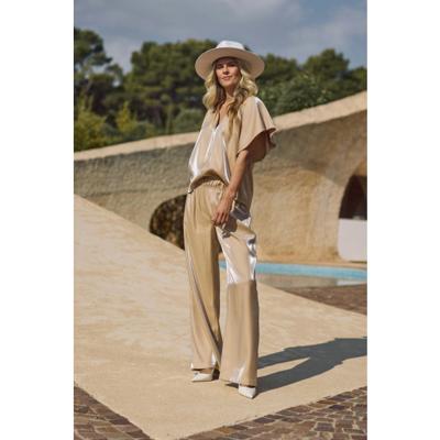 Nukus - Zand | Dames | Broek | Zand | L | regular | Kamst mode Nukus - Zand | Dames | Broek | Zand | L | regular | Kamst mode