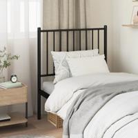 Hoofdbord metaal zwart 75 cm