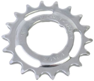 Tandwiel Sturmey Archer 18T - 1/8" doorgezet - chroom