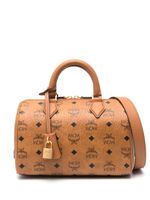 MCM petit sac Ella Boston en cuir - Marron - thumbnail