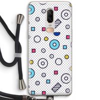 8-bit N°9: OnePlus 6 Transparant Hoesje met koord