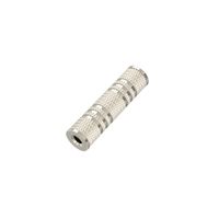 Hama 00205193 Jackplug Audio Adapter [1x Jackplug female 3,5 mm - 1x Jackplug female 3,5 mm] Zwart - thumbnail