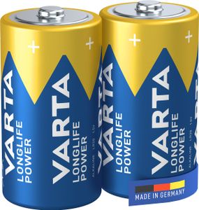 Varta C/lr14 engelse staaf alkaline per 2 stuks op kaart