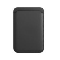 Lunso - iPhone 12/13/14 Serie - Magsafe cardholder / pasjeshouder - Zwart
